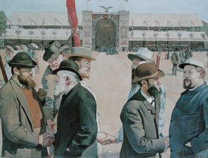 Modern Rütli av Ferdinand Hodler